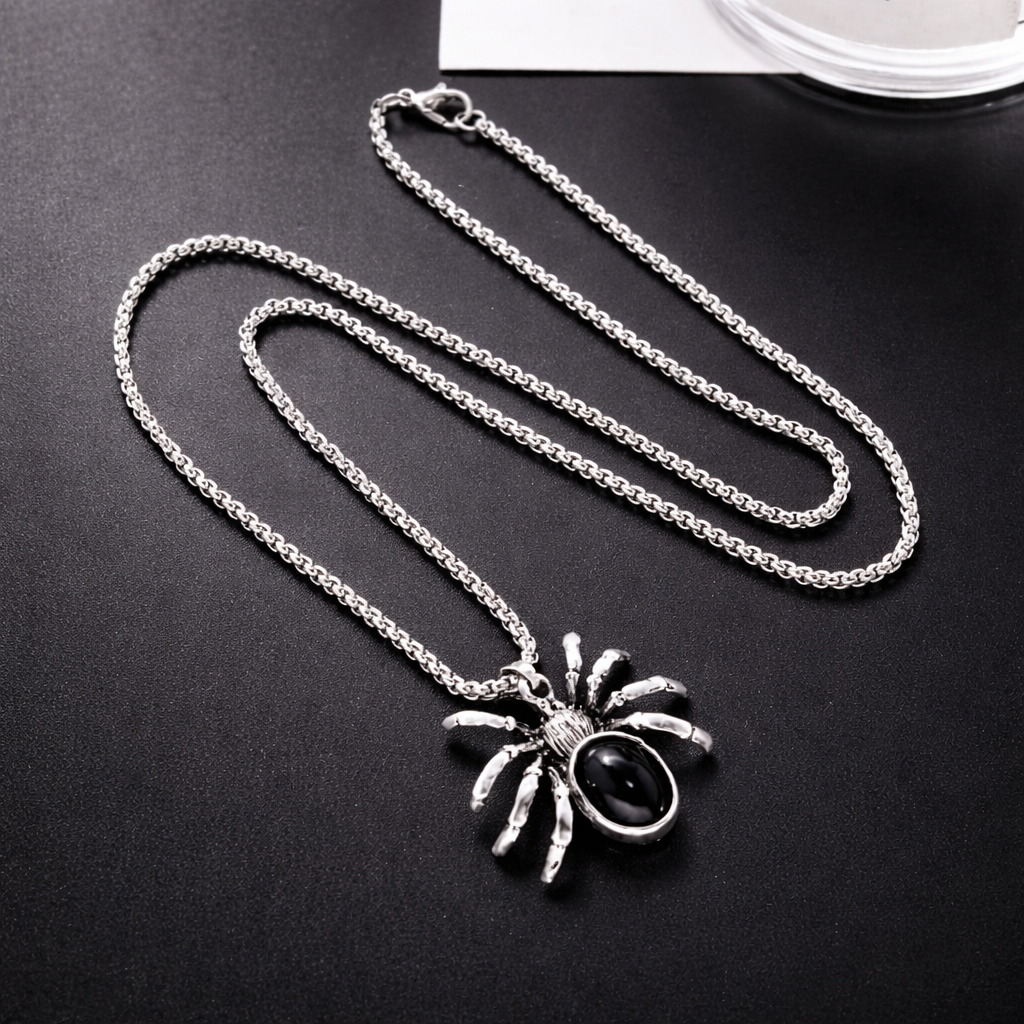 Cryptic spider pendant with chain (Limited edition)