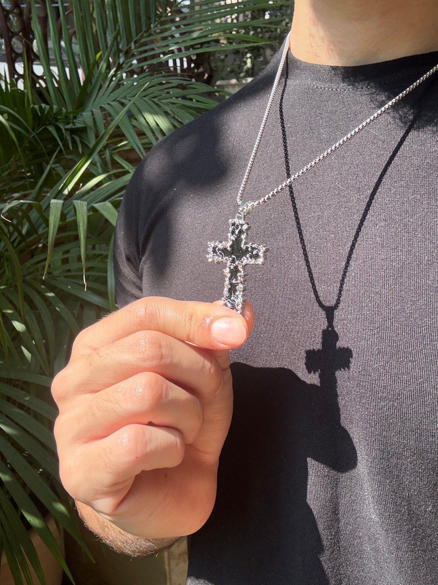 Dragon cross x Frosted eclipse pendant with chain combo (limited edition)