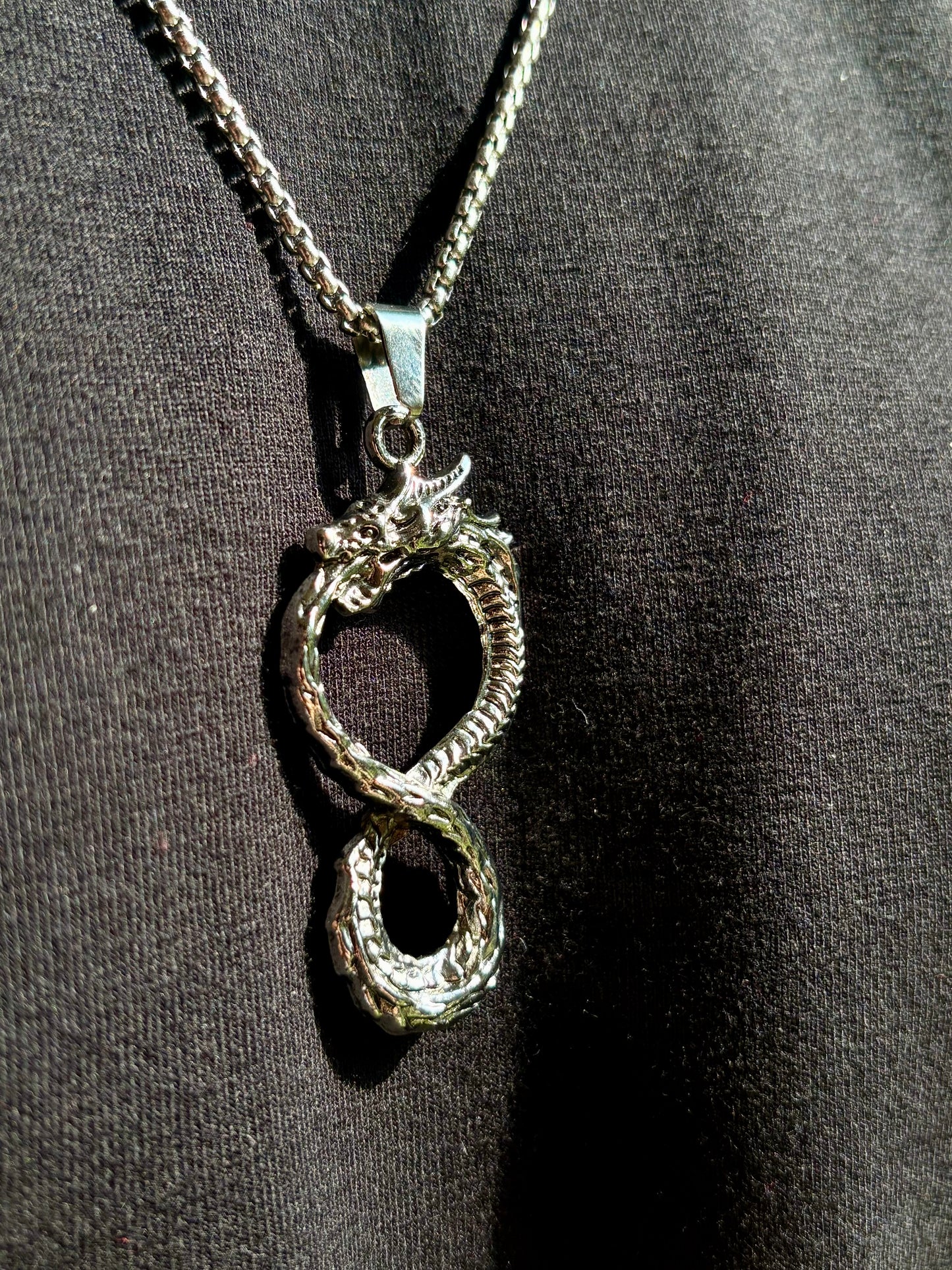 Dragon snake pendant chain