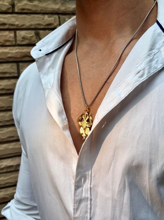 18K Gold plated Mahadev pendant chain (Limited Edition)