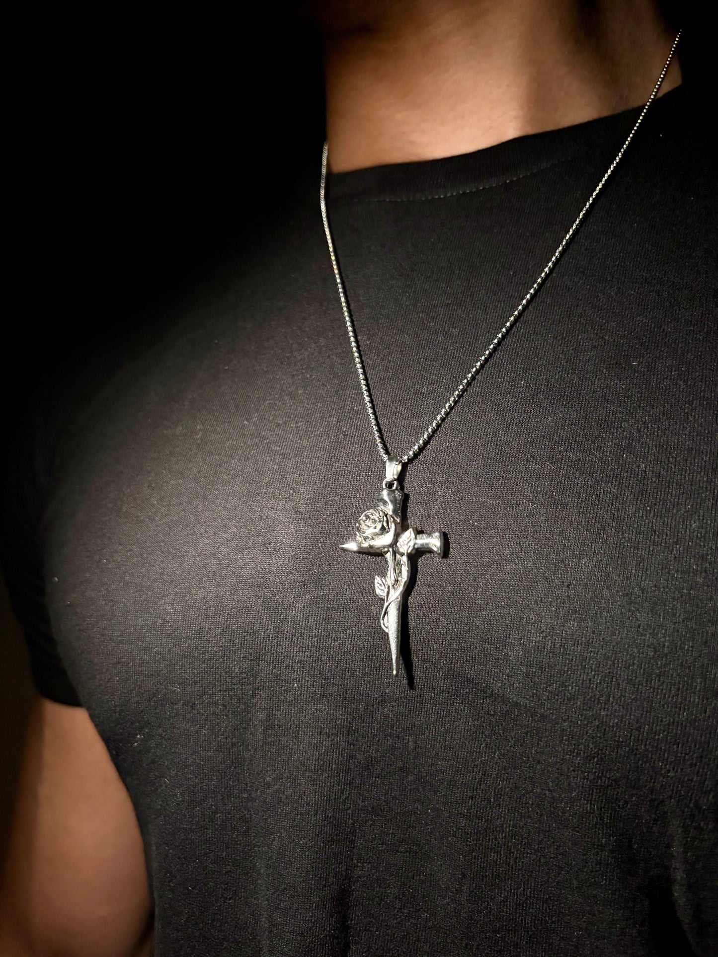 Sinners Rose pendant chain