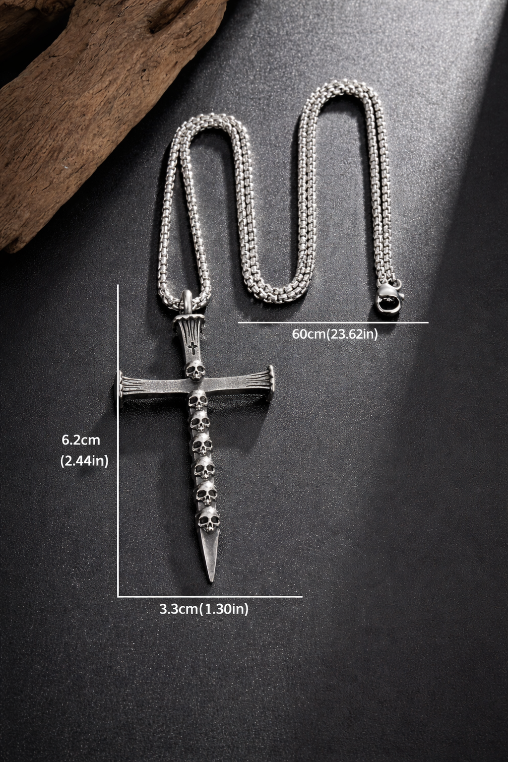 Reapers Skull piercer pendant with chain (Limited edition)