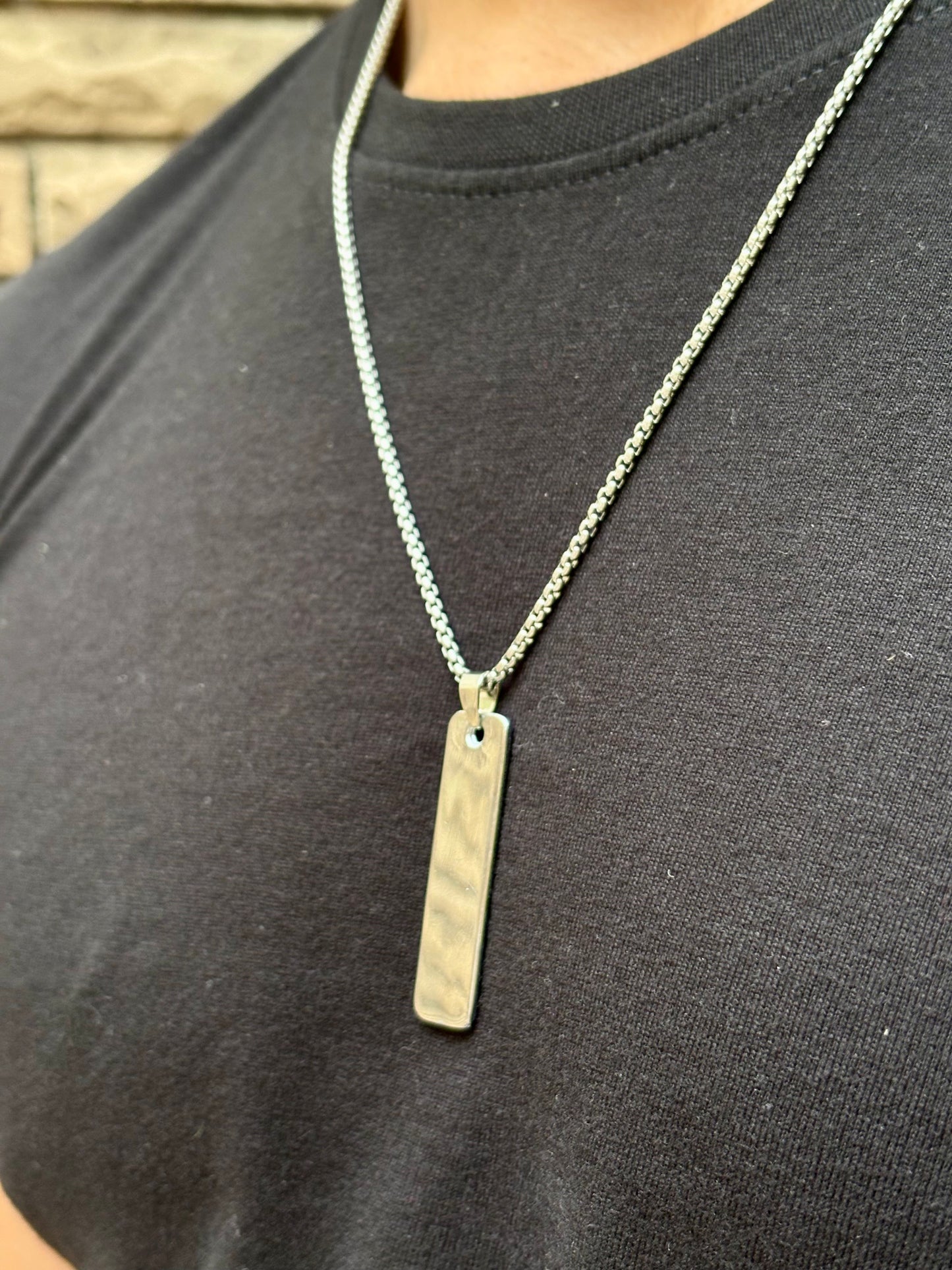 Ignite titanium bar pendant chain (Limited edition)