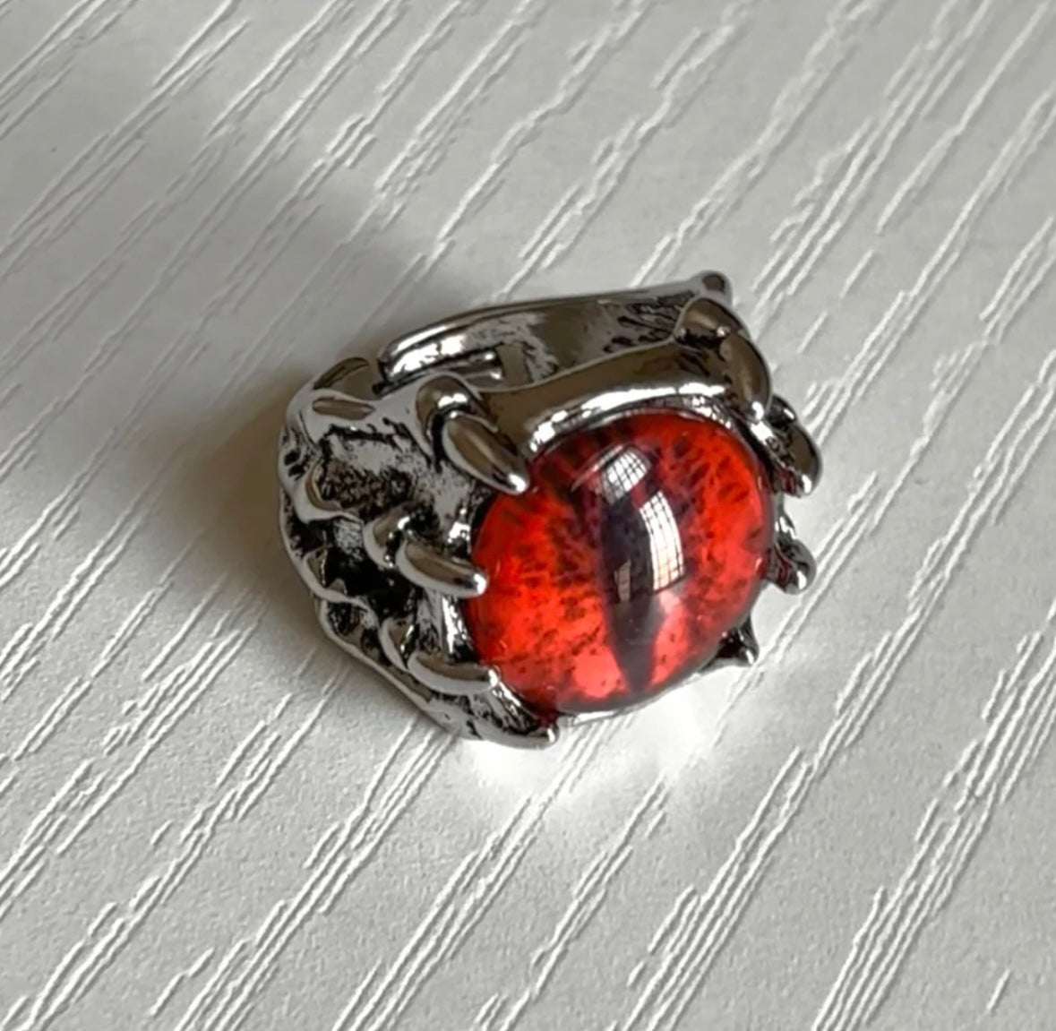Rebellion red eyed gothic ring (Limited edition)