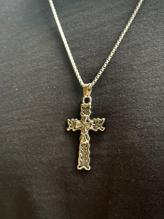 Gothic dagger cross pendant with chain (Limited edition)