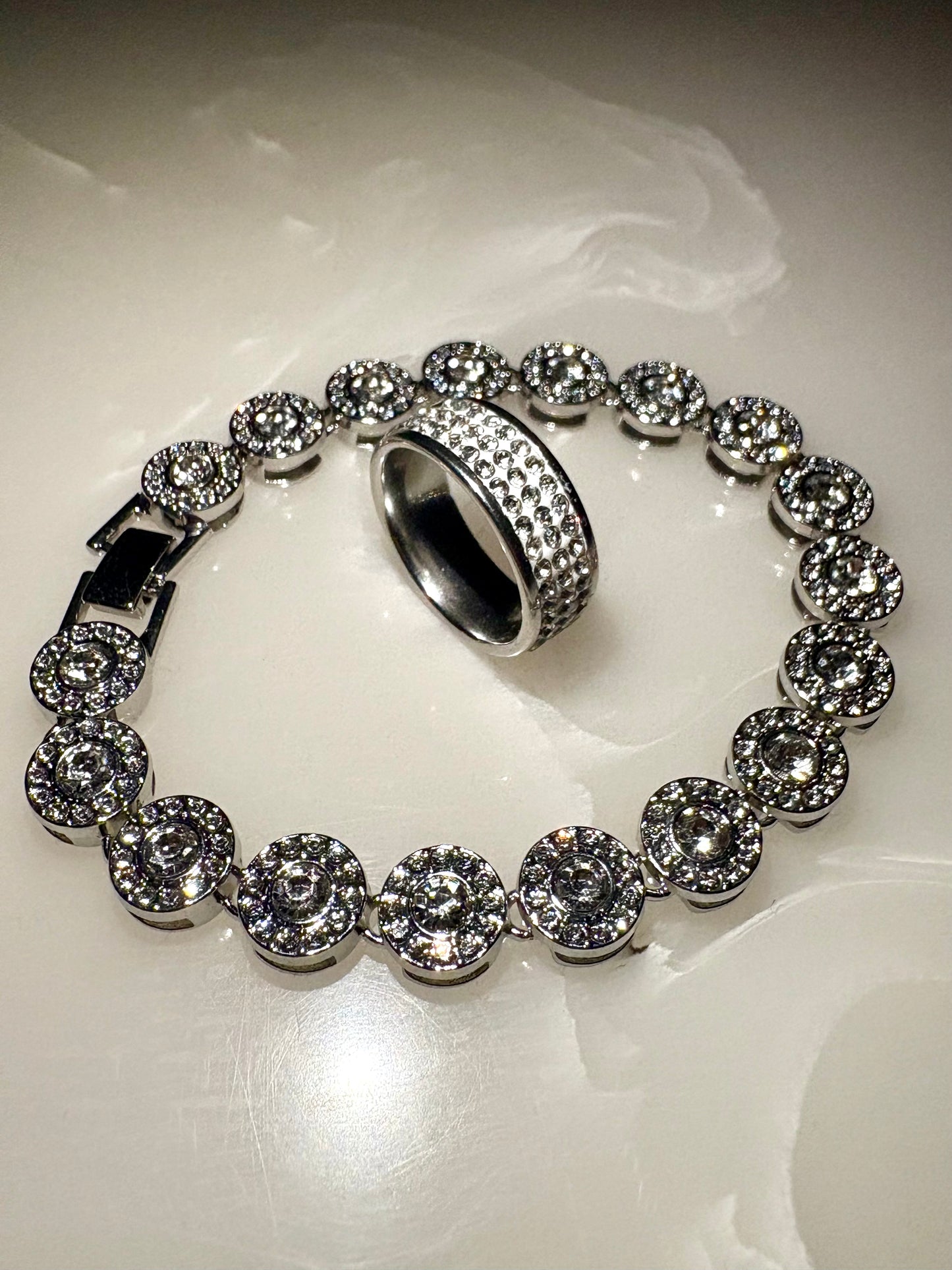 Elite lifestyle combo (Tennis bracelet x Tennis ring)