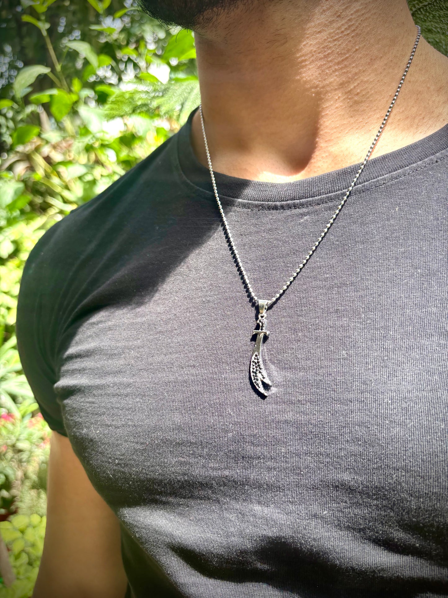Mini ninja battle sword pendant with chain (Limited edition)