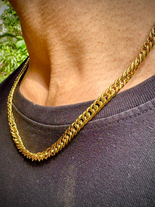 22k gold plated royal cuban link chain (Limited edition)