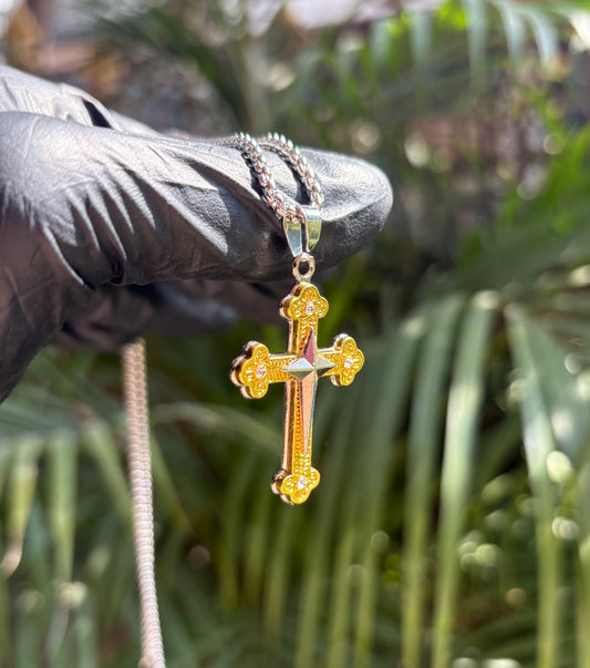 Royal kingdom cross pendant with chain (Limited edition)