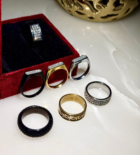 Luxury signet rings box (Size - universal one size)