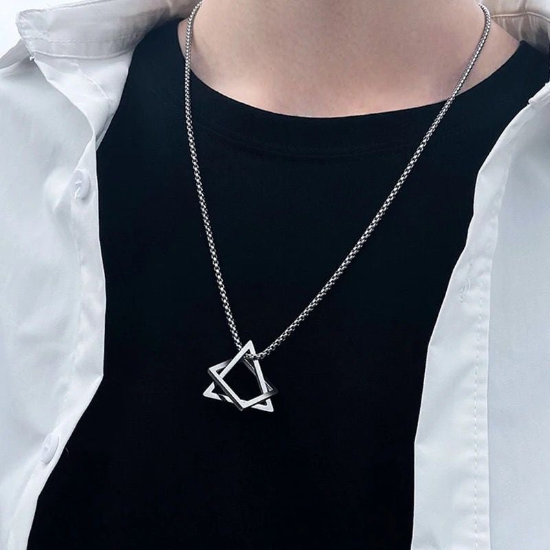 Paradox prism pendant with chain (Limited edition)