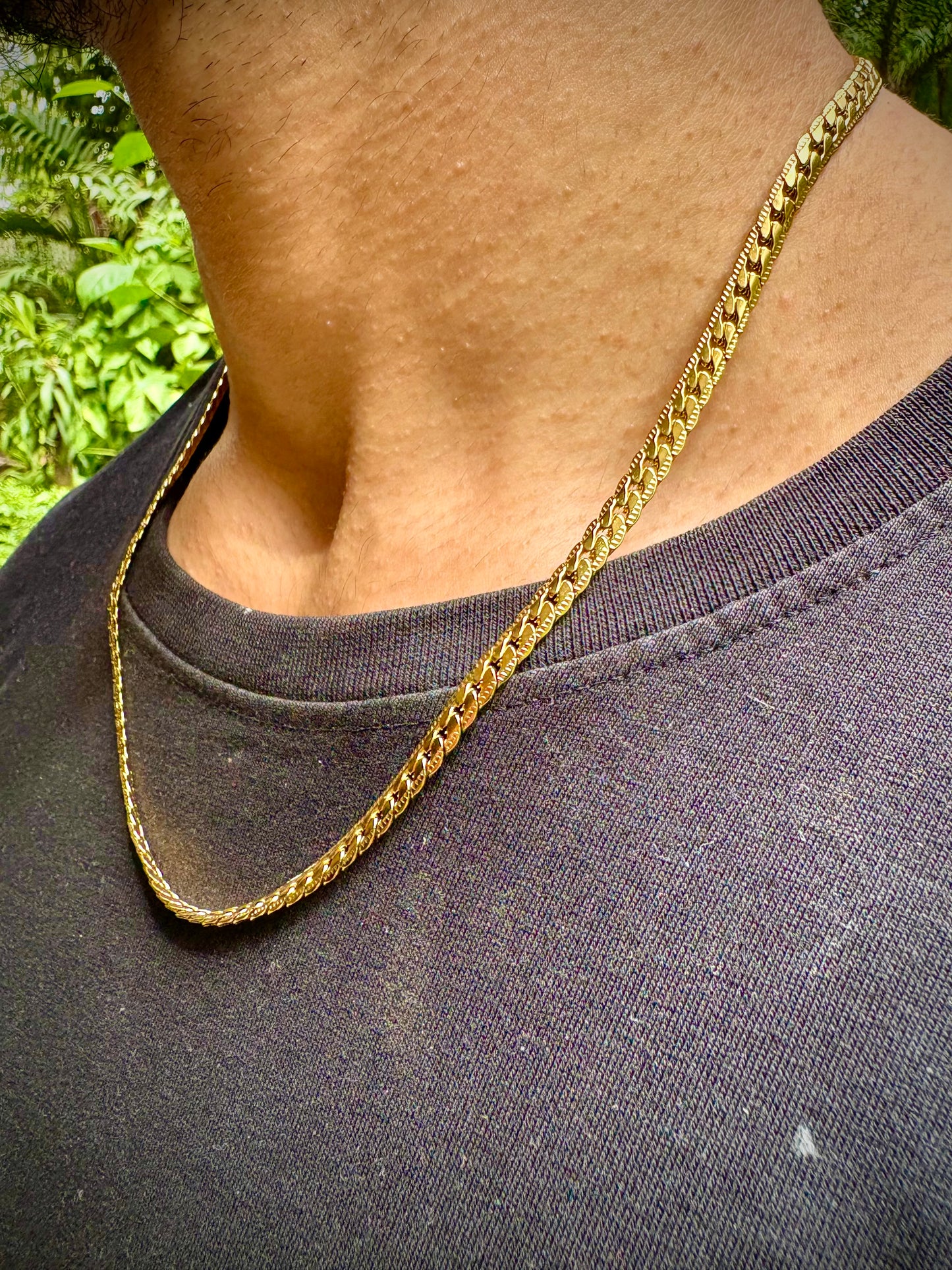 22k gold plated classic sleek chain (Limited edition)