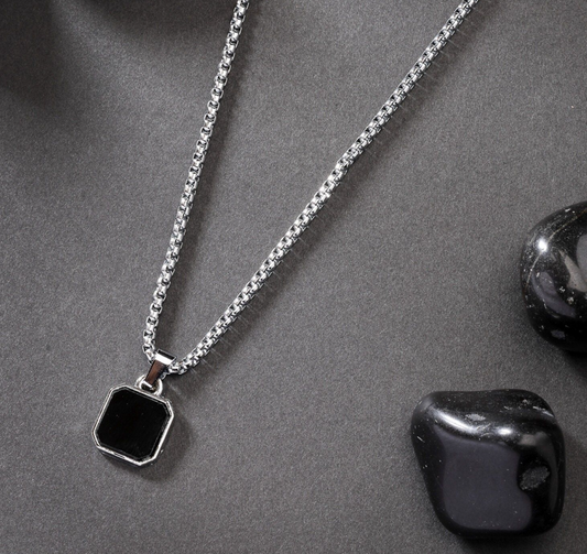Obsidian Pendant Chain (Limited edition)