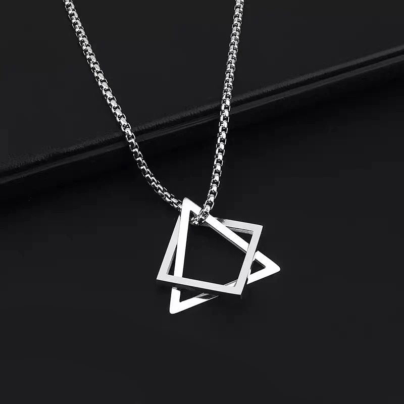 Paradox prism pendant with chain (Limited edition)