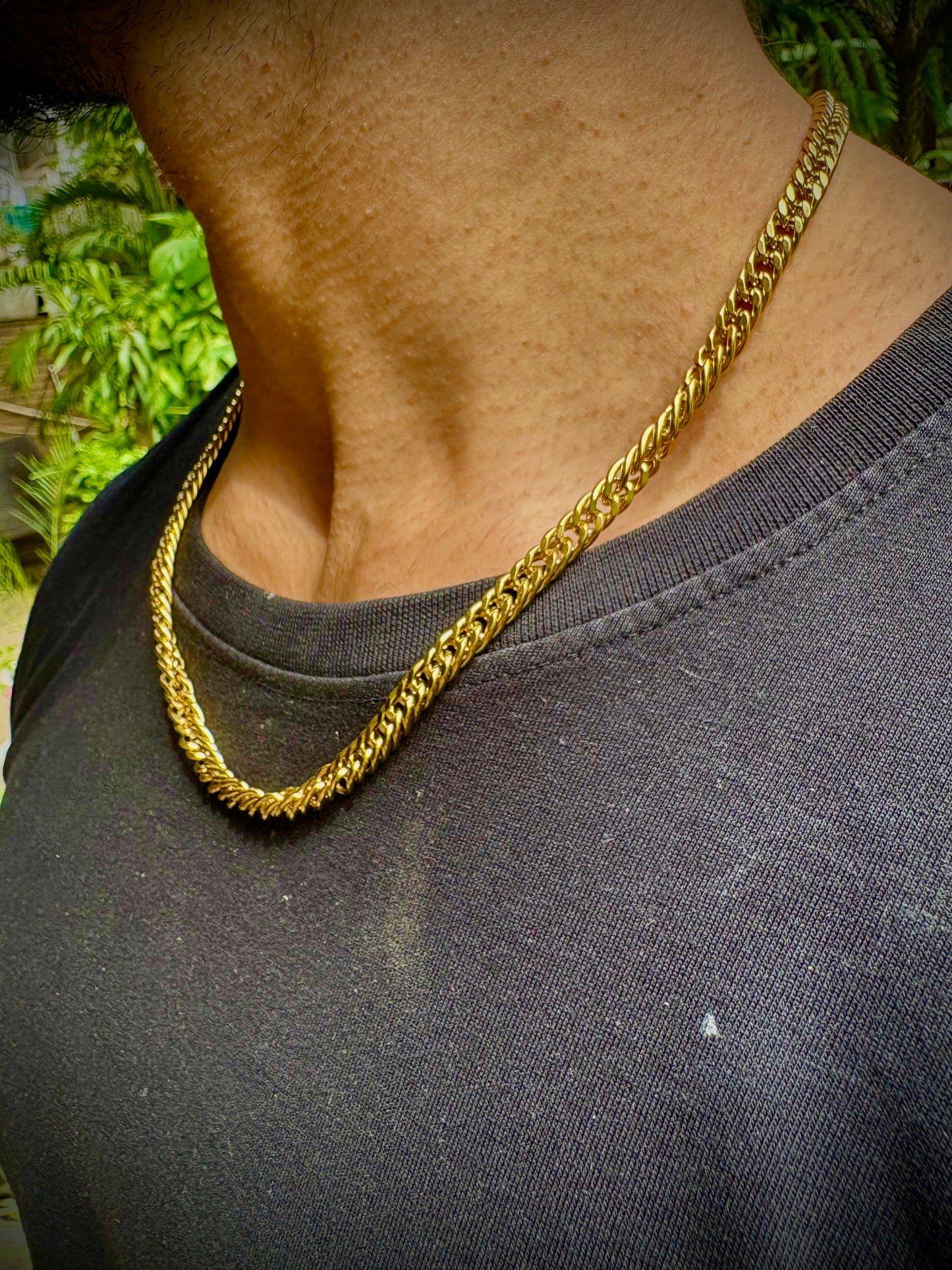 22k gold plated royal cuban link chain (Limited edition)