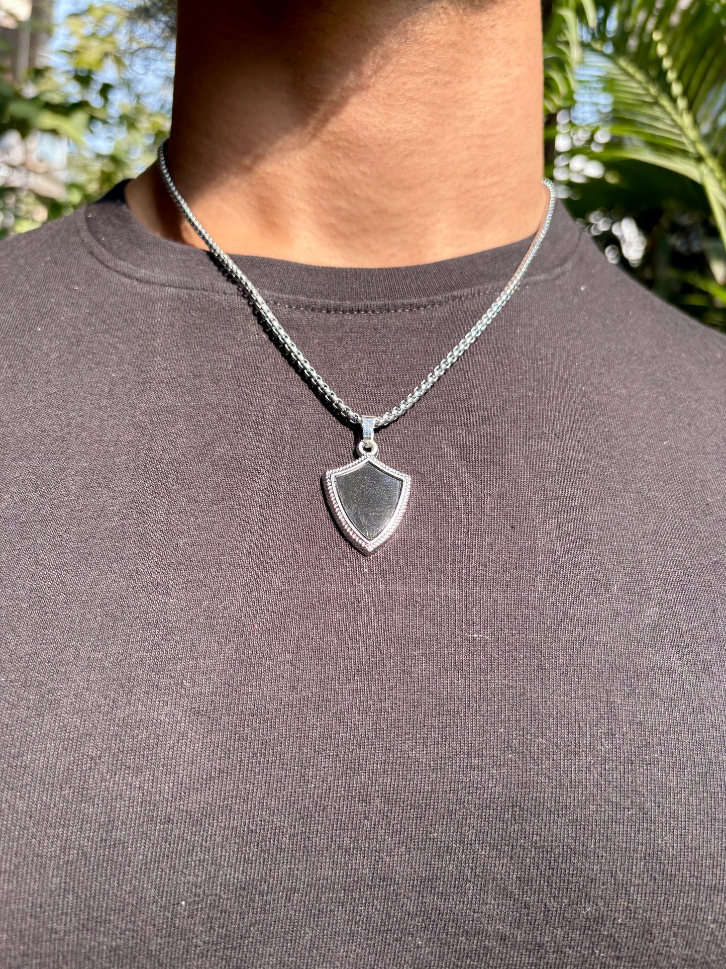 Obsidian Shield pendant chain (Limited Edition)