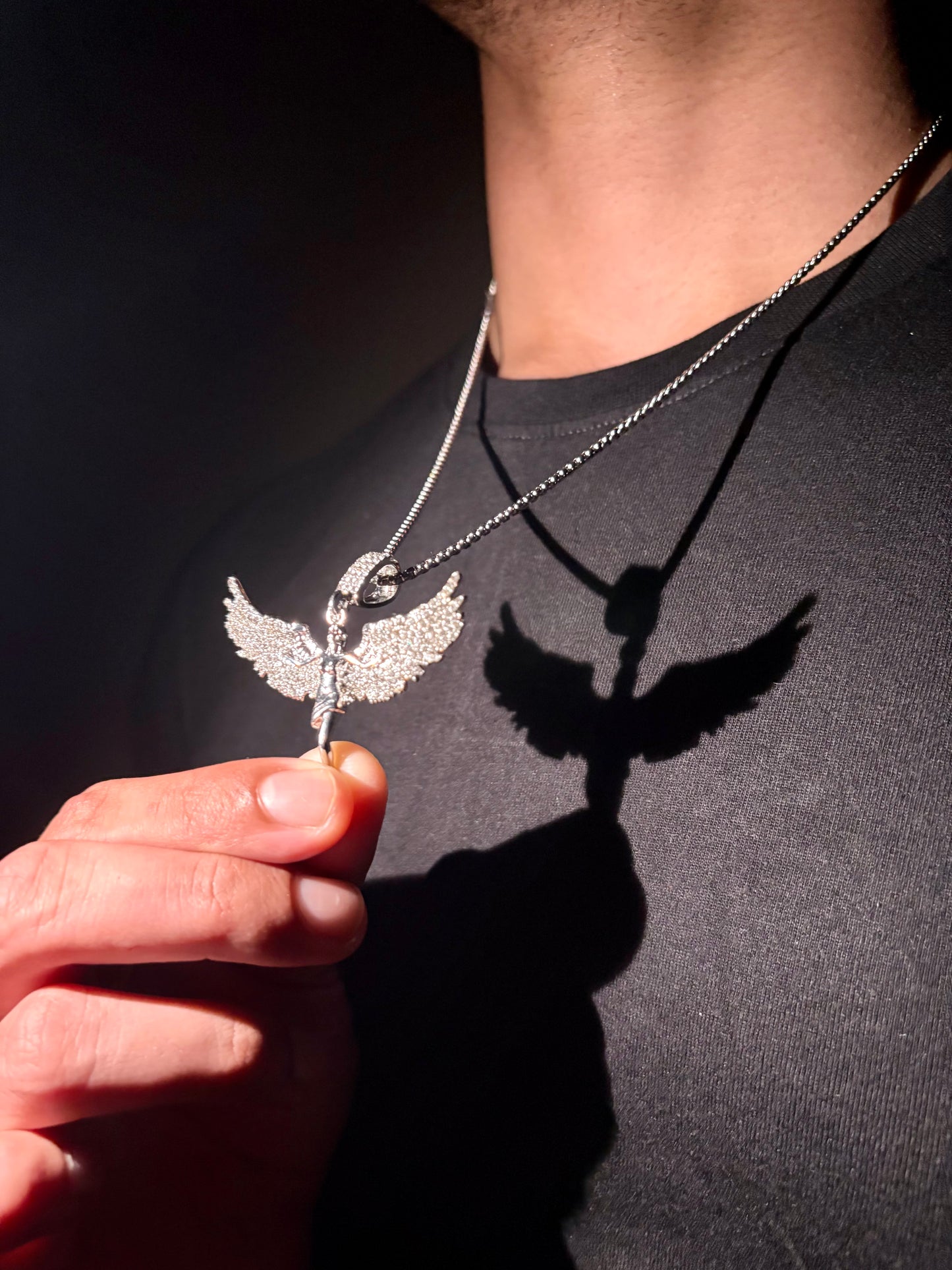 Frosted angel pendant chain (Limited Edition)