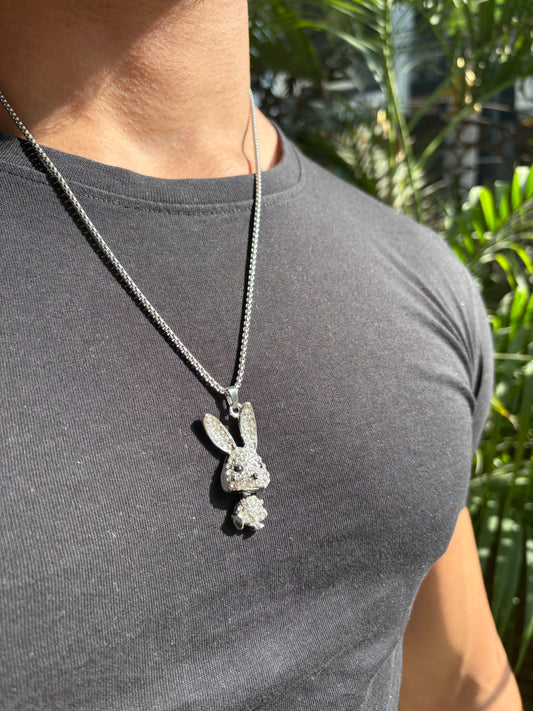 Icedout Playboy bunny pendant chain (Limited edition)