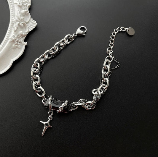 Onxy bracelet (Jet black gemstone edition)