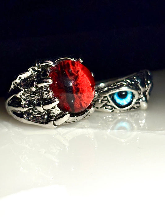 Rebellion red eye x Predator eye ring combo (limited edition)
