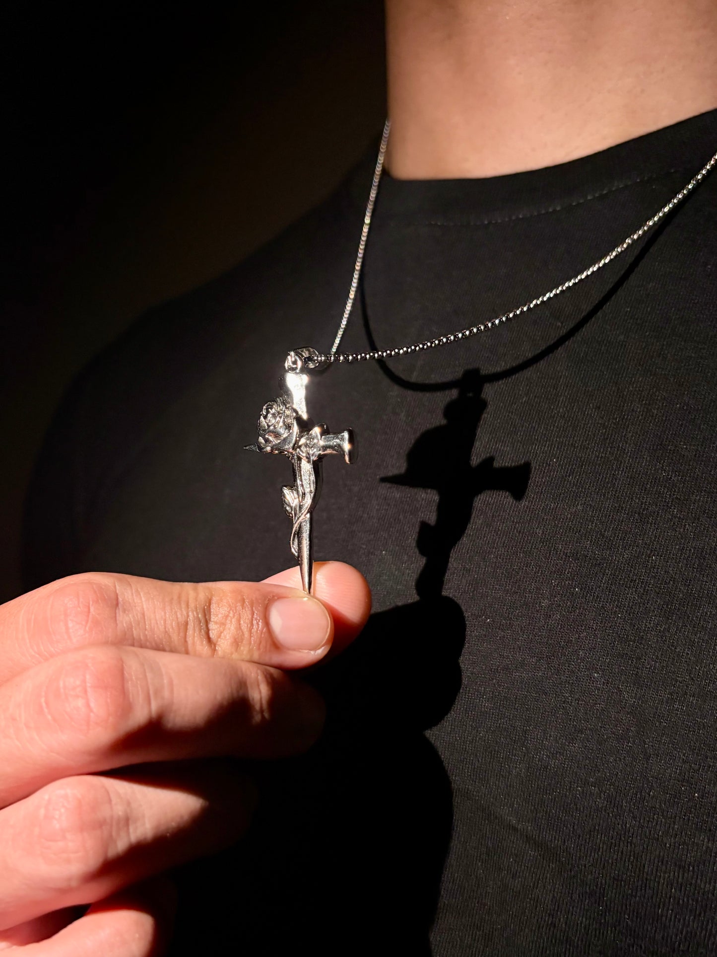 Sinners Rose pendant chain