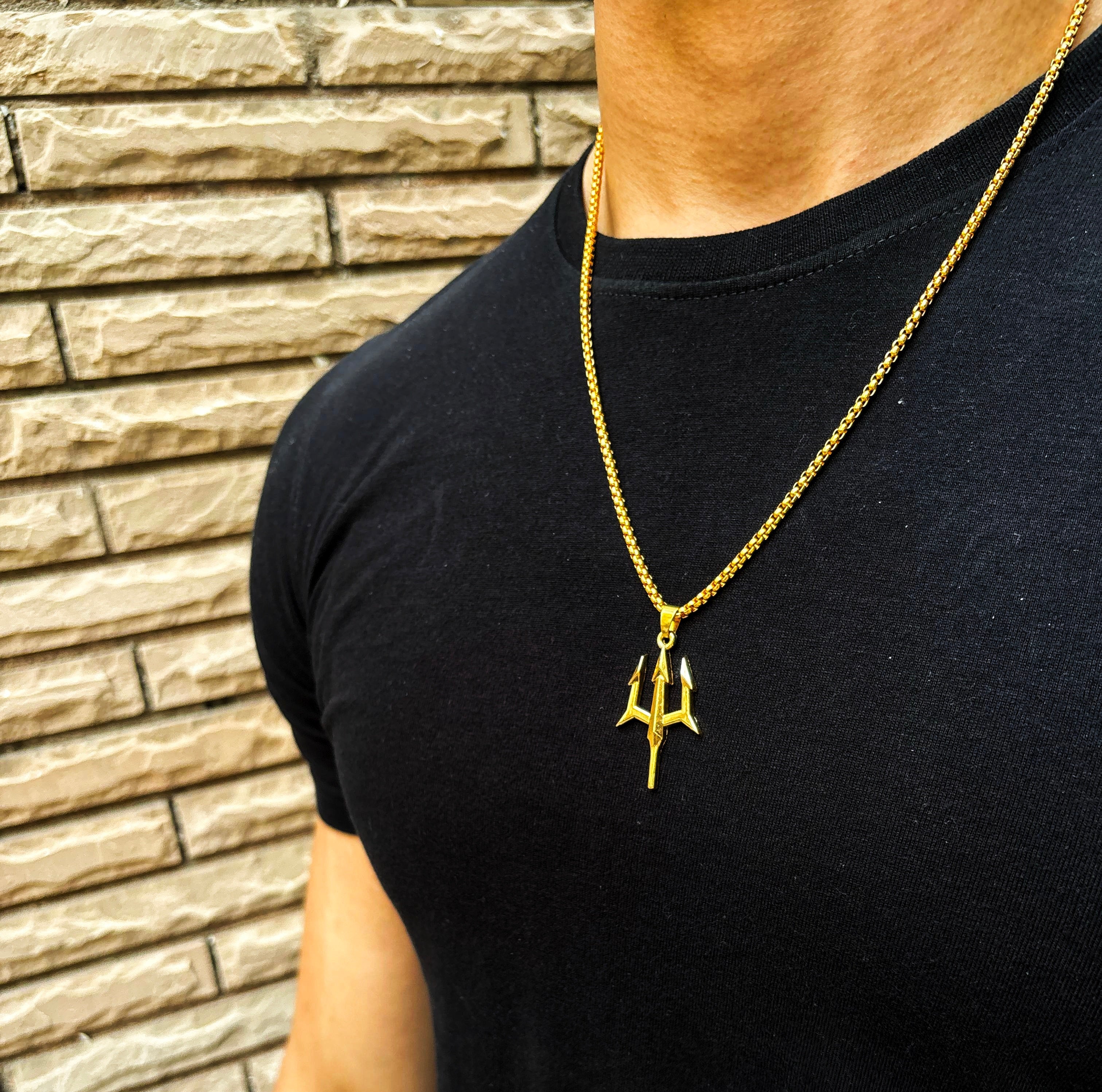Trident pendent with chain Combo set of 2 (Limited Edition) – Gonzo