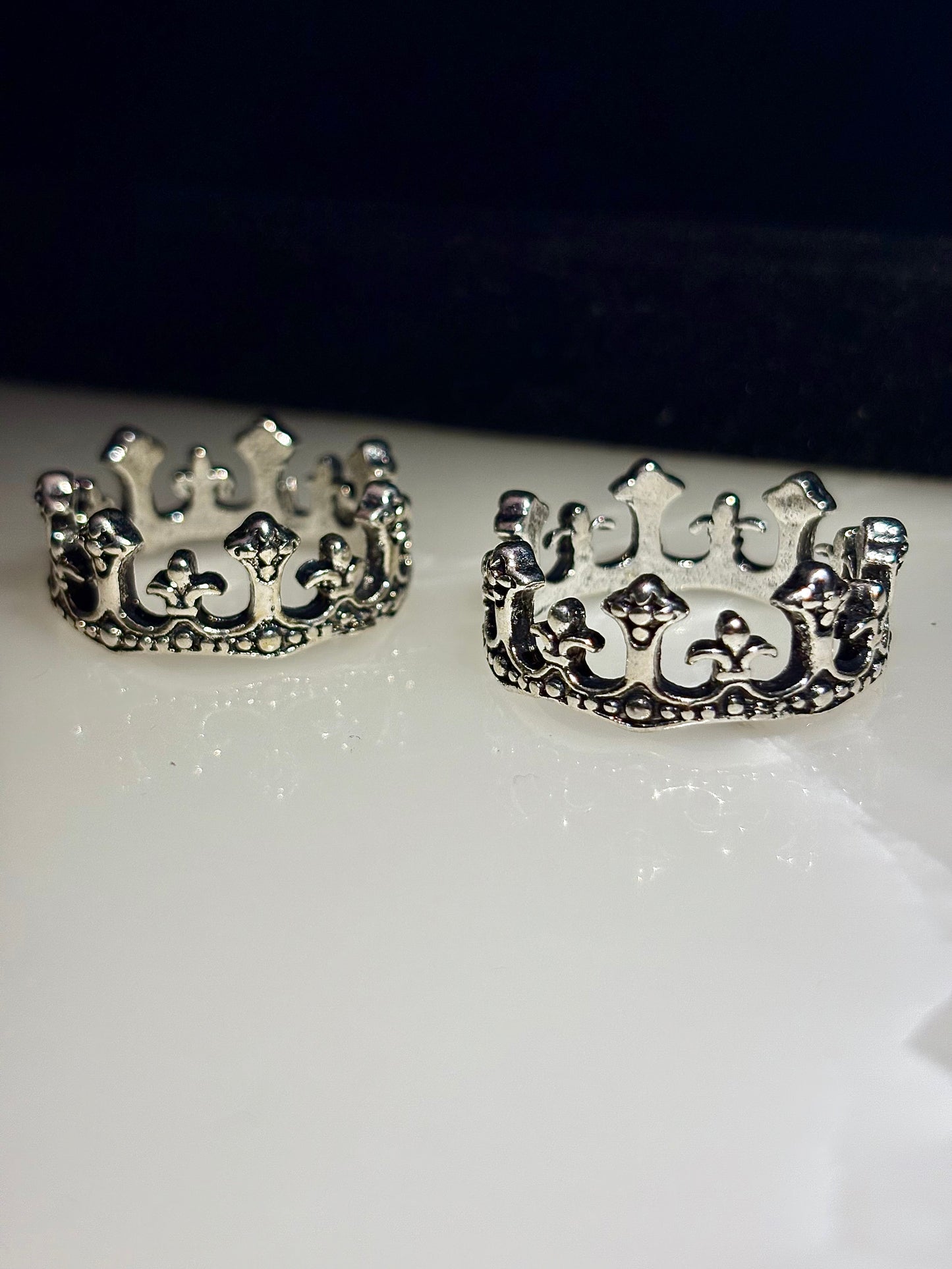 Shadow crown ring combo (Universal one size)