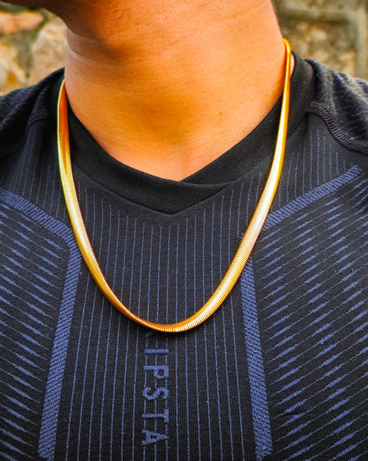 18K Gold plated Snake Chain (Sleek Edition Drop)